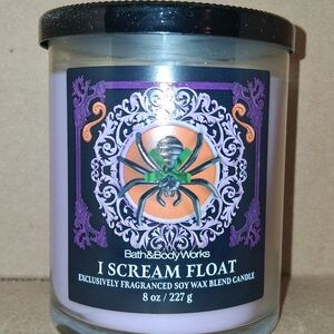 Bath & Body Works I Scream Float Single Wick Candle Halloween NEW